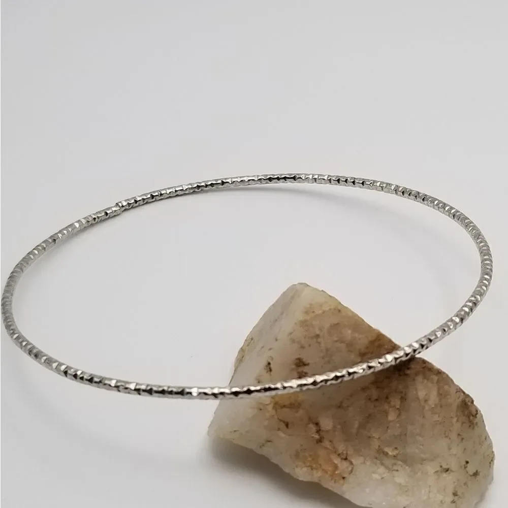 Sparkle glitter bracelet bangle slider. B630